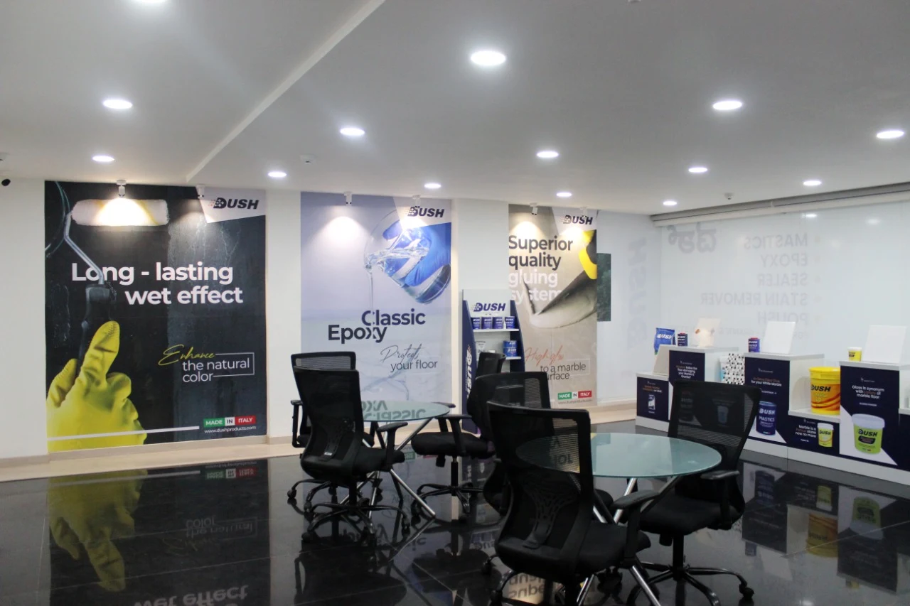 DUSH showroom in Bengaluru